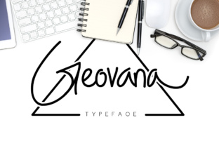 Geovana Signature Typeface: Script for Every Creator