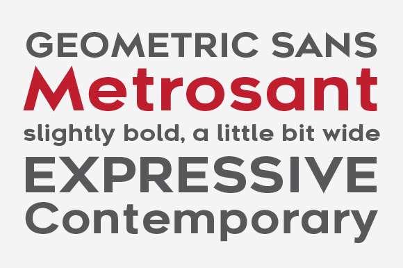 Metrosant: A Practical Guide to the Modern Typeface